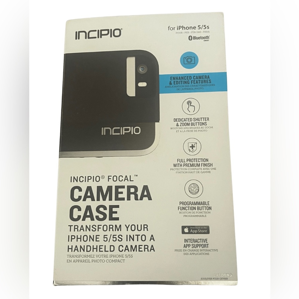 INCIPIO Focal Camera Case Transforms iPhone 5/5S into handheld camera.